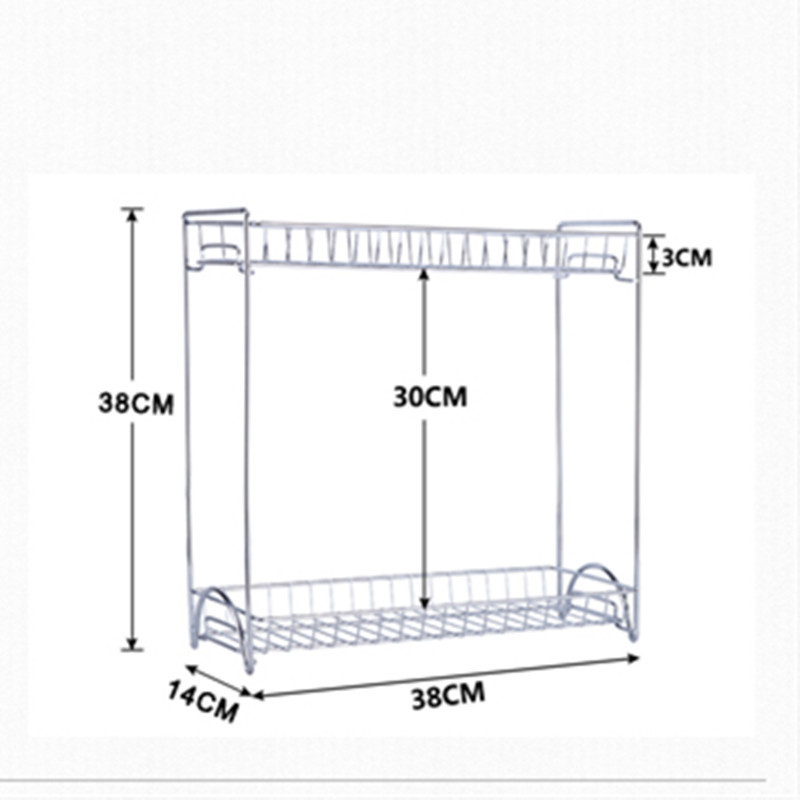 厨欲无限双层厨房置物架收纳层架调味置物架 TWJ01