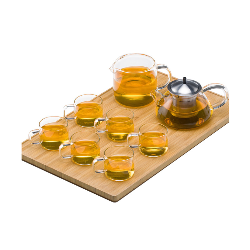 尚明 楠竹茶盘茶具高端茶盘 储水排水式茶台茶托盘优质茶盘M063(370x230x12mm)