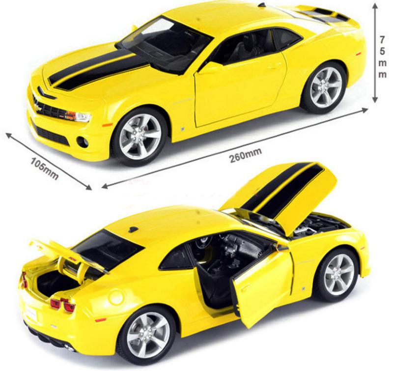 美驰图1:18 雪佛兰 变形金刚 大黄蜂 chevrolet camaro 31173 金属仿真模型