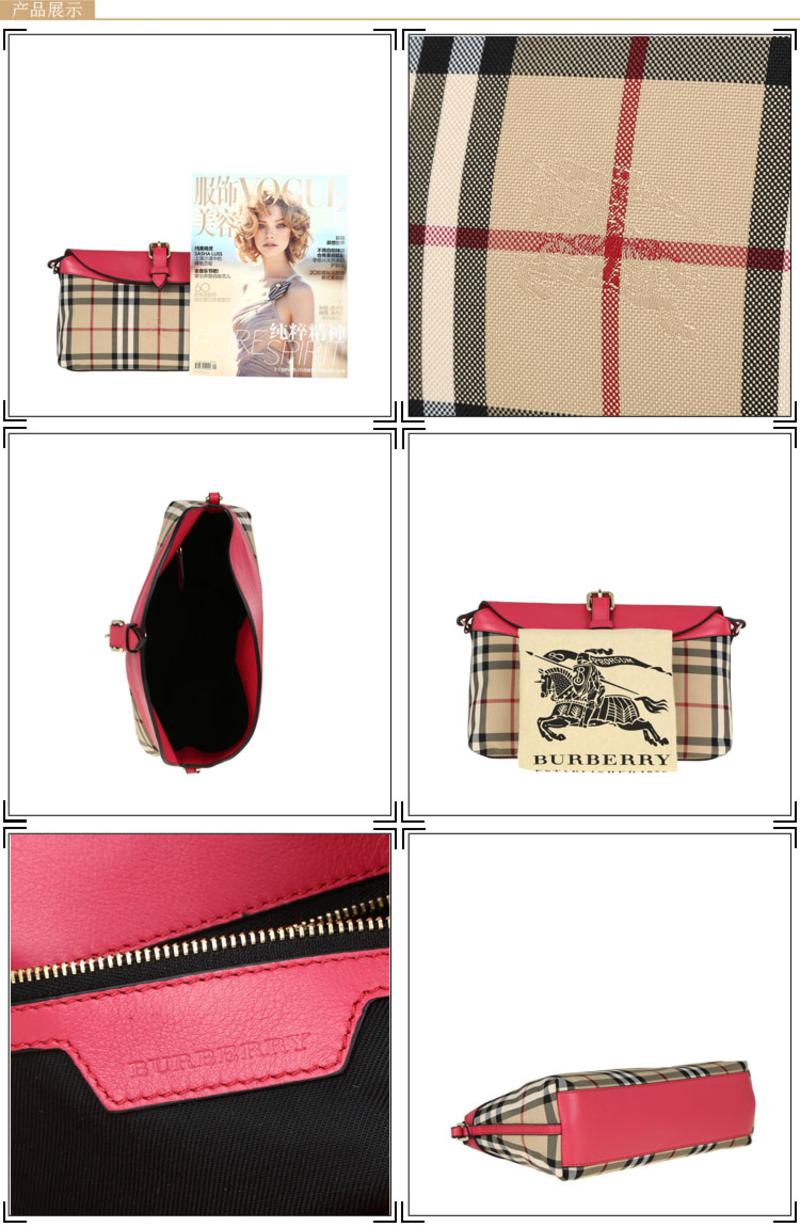 Burberry SM Leah H 斜挎包#