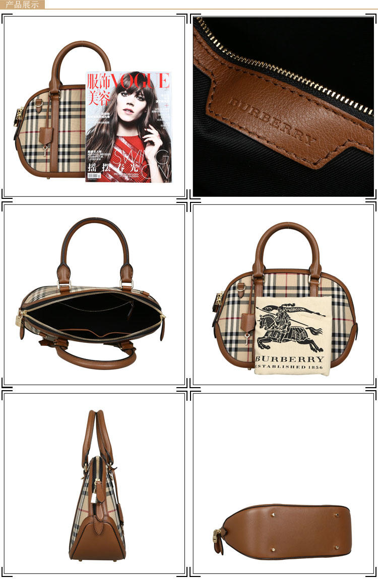 Burberry SM Orchard刺绣手拎包#