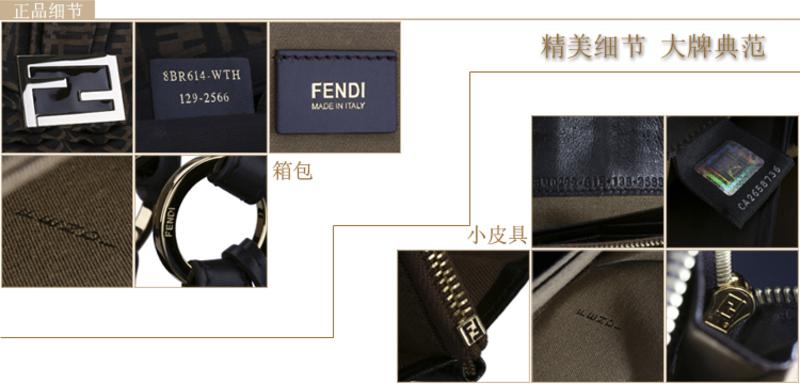 芬迪 Fendi 女款真皮牛皮长款翻盖钱夹钱包 8M0251