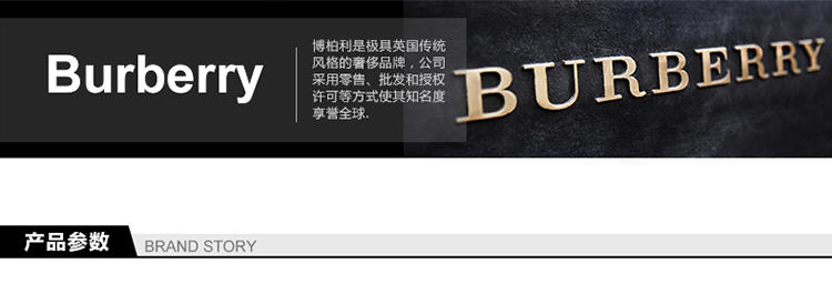 Burberry Elmore 格纹长款拉链钱夹