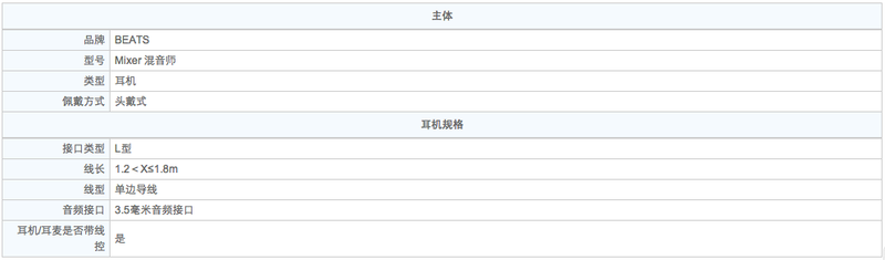 魔声Beats Mixr 混音师头戴式耳机
