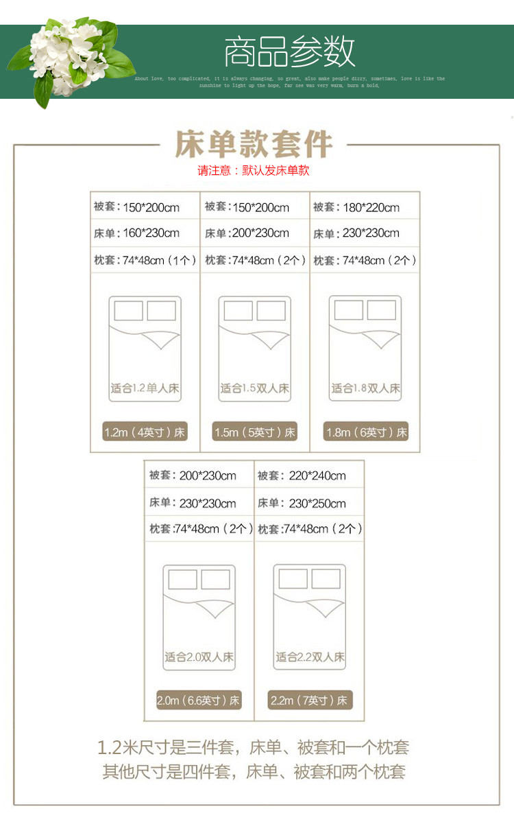 【邮小店】逸轩简约北欧小清新钻石绒四件套适合在1.5米宽的床上使用   被套150*200CM