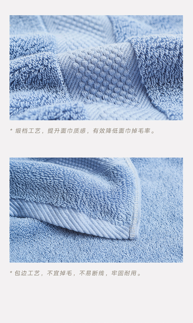 三利 长绒棉缎档星级酒店加厚大浴巾 80×160cm