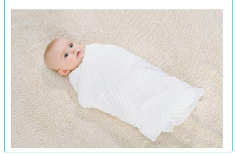 多米贝贝 婴儿纯棉纱布浴巾 婴童盖毯 118*118cm