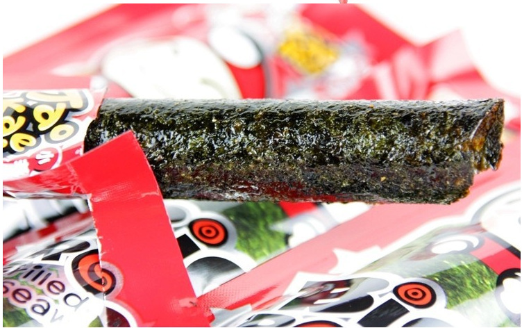 泰国进口 正品小老板TaoKaeNoi海苔紫菜卷5味 32g