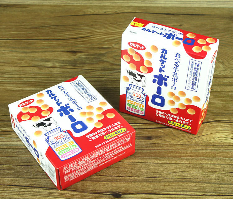 日本进口伊藤Calcuits高钙牛乳婴儿小馒头 儿童饼干80g