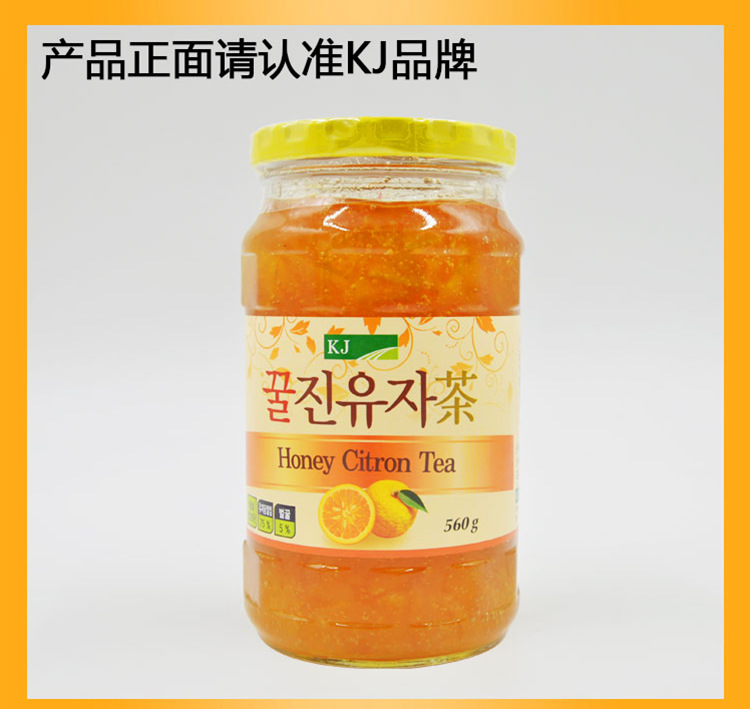 韩国进口正品KJ国际蜂蜜柚子茶560g