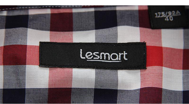 莱斯玛特男士纯棉撞色长袖衬衫