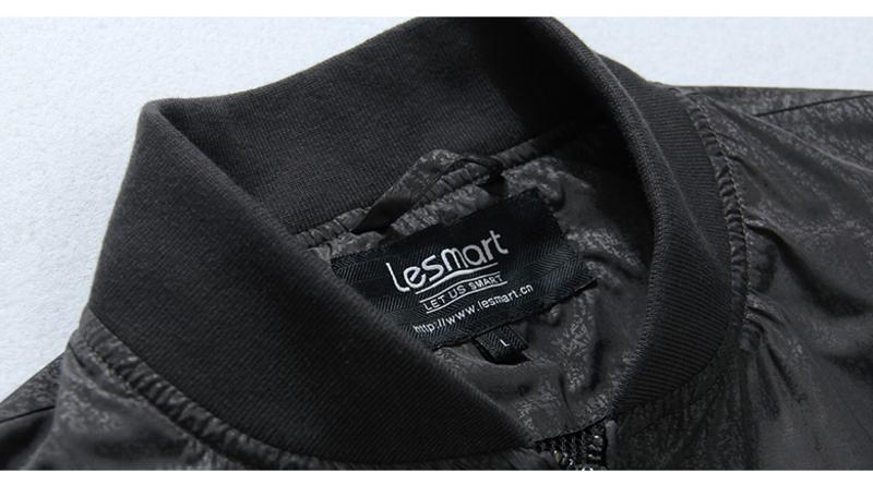 Lesmart莱斯玛特 男士秋装新款男外套休闲多口袋罗纹下摆夹克经典舒适百搭JX13044