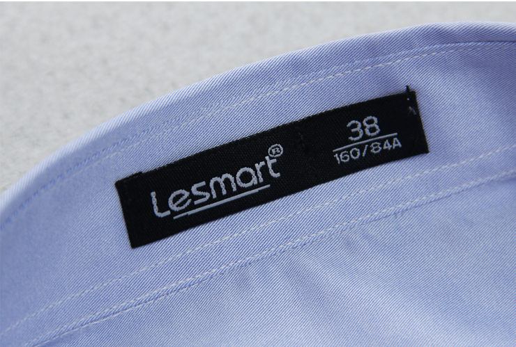 lesmart莱斯玛特 夏新款男士白色短袖衬衫男装 纯色商务休闲短袖衬衣男 SX13092
