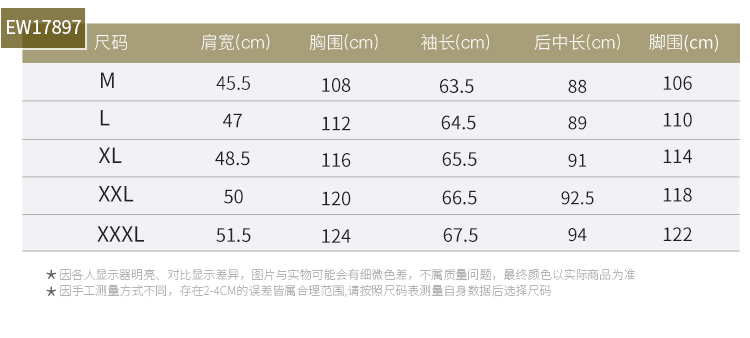 LESMART 莱斯玛特男士中长款羽绒服时尚休闲连帽羽绒服男士个性保暖 EW17897-EW1789