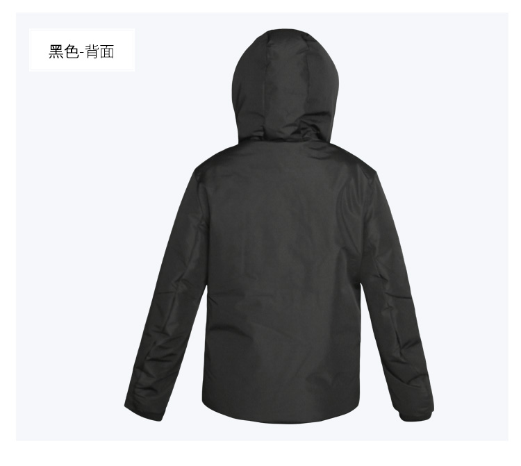 LESMART 男士羽绒服时尚连帽加厚款保暖白鸭绒男休闲外套EW17893