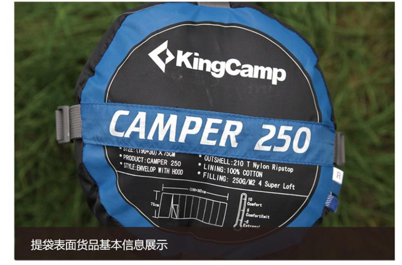 Kingcamp康尔信封式法兰绒睡袋 包邮 KS3165