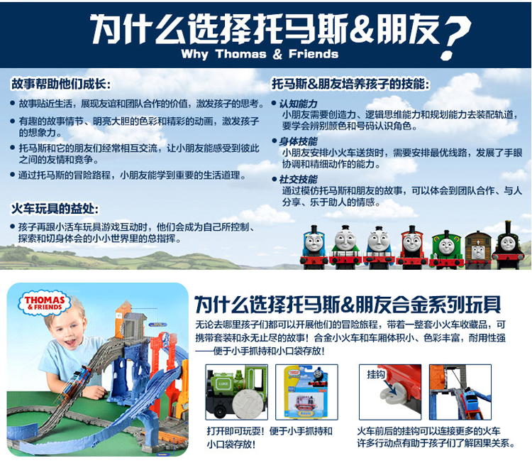 托马斯和朋友中型合金小火车BHX25 单辆装