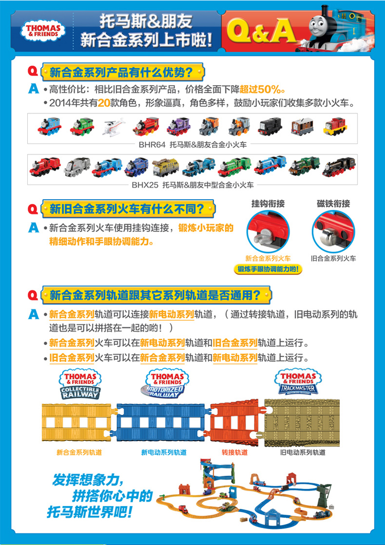 托马斯和朋友中型合金小火车BHX25 单辆装