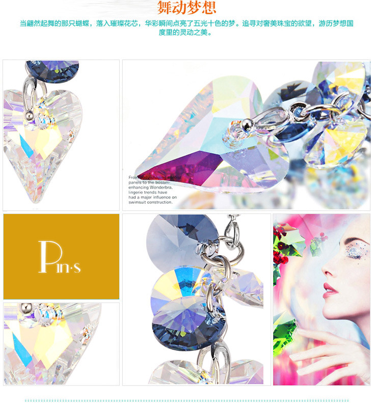 PIN·S/品尚 韩版时尚饰品 女生耳钉耳环耳饰—流年