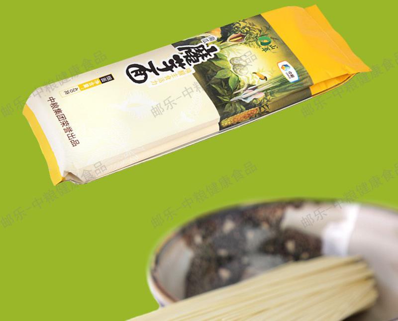 中粮山萃 南瓜魔芋面420克/袋（细面）更多膳食纤维 更高生活品质