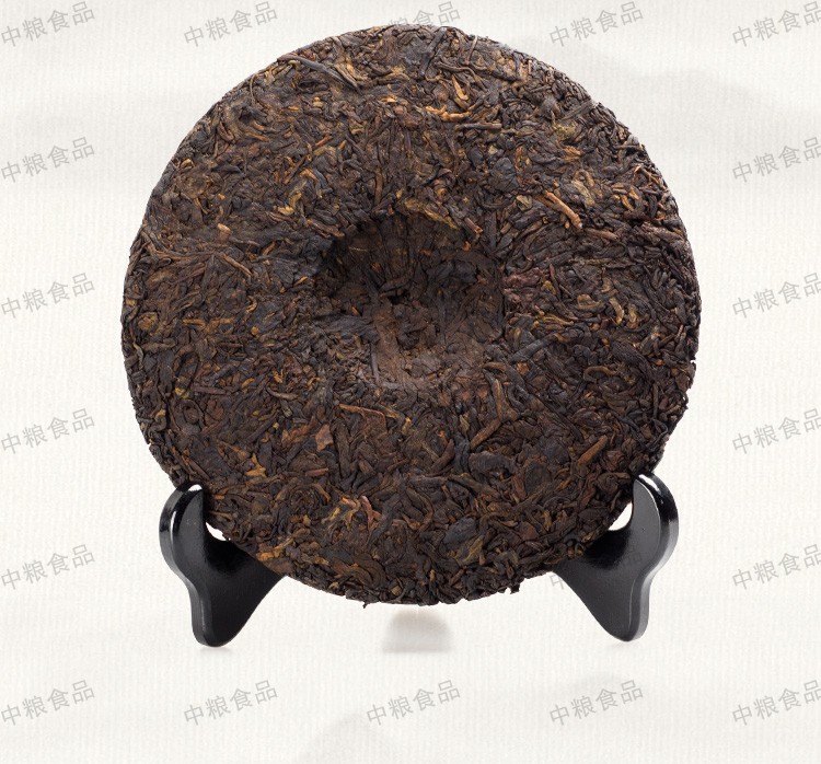 中茶 黑茶叶 云南普洱茶 2014年8591七子饼茶（熟茶）357g/饼*28饼/件