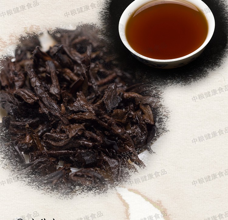 中茶 云南普洱茶叶 普洱熟茶 2014年7451熟茶饼357克/片*28/件