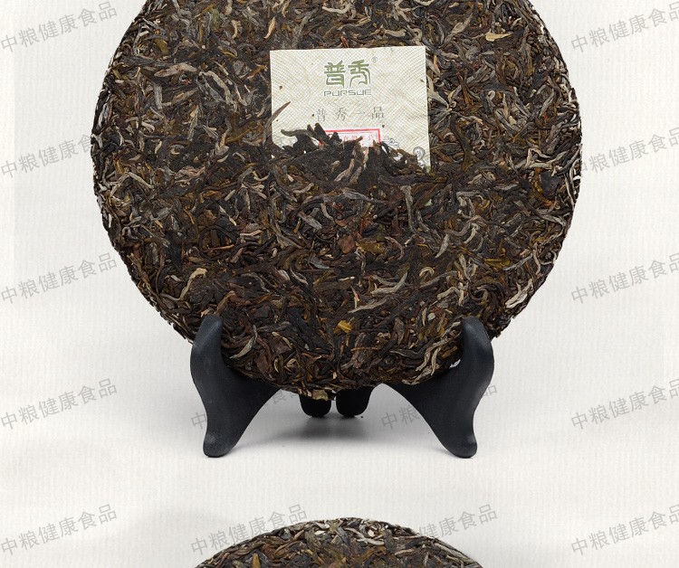 普秀 云南普洱茶叶 2012年普秀一品七子饼357g*7片/提 4提一箱 普洱生茶(铁饼）