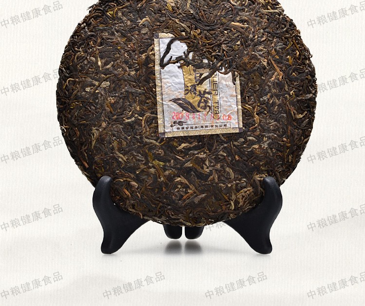       普秀 云南普洱茶叶 2009年景迈山乔木七子饼357g*7片/提 6提一箱 普洱生茶