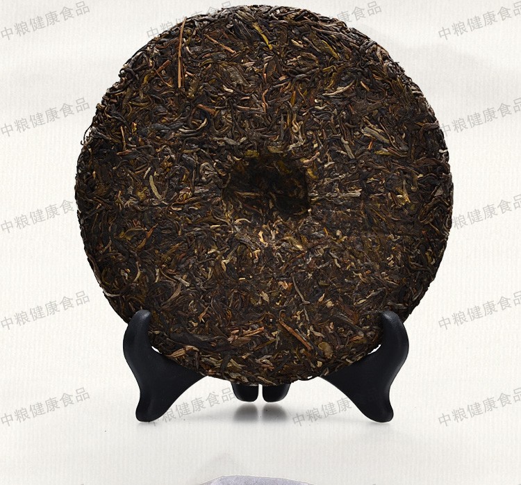       普秀 云南普洱茶叶 2009年景迈山乔木七子饼357g*7片/提 6提一箱 普洱生茶