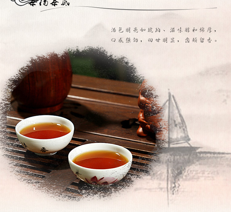 中茶黑茶园 安化黑茶叶 2015版黄金版百两茶3.625kg/根 赠精美布袋
