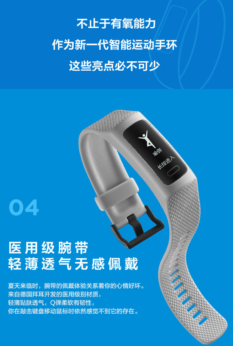 乐心(lifesense)乐心手环3 智能手环 心率手环 运动手环