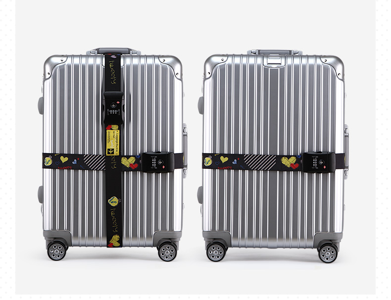 gotrip崔弟卡通捆绑捆箱带打包带行李牌拉杆箱TSA海关锁托运打包 2016001