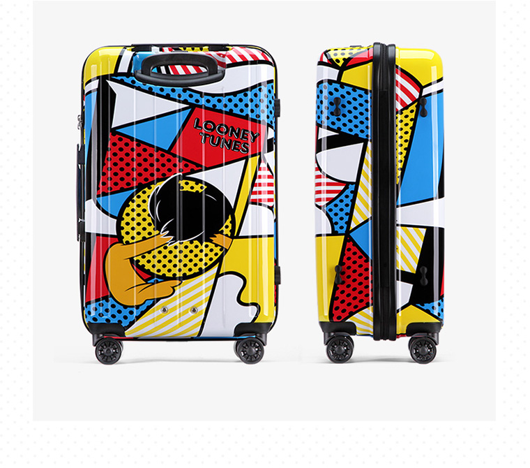 GO·TRIP 卡通旅行箱万向轮拉杆箱可爱乐一通波普女行李箱20英寸