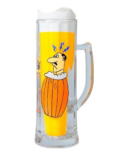  格拉迪奥 德国进口 水晶玻璃 有柄啤酒杯 家庭生活款式（全球限量5000个） 102003