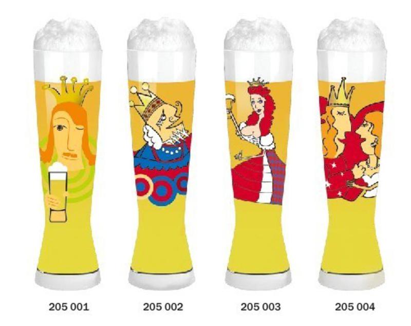 格拉迪奥 德国进口 无铅水晶 博克水晶啤酒杯 情侣款式（全球限量5000个） 205004