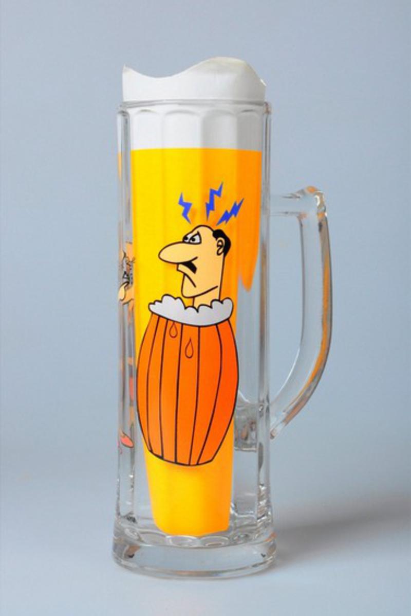  格拉迪奥 德国进口 水晶玻璃 有柄啤酒杯 家庭生活款式（全球限量5000个） 102003
