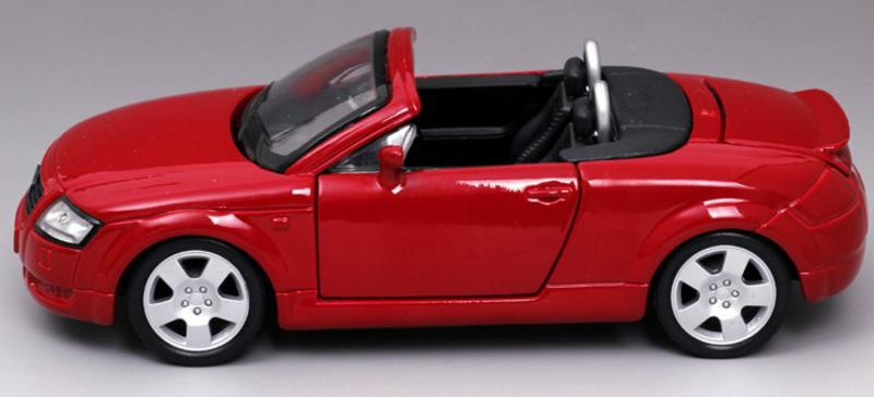 1-24奥迪TT敞篷汽车模型 模型 玩具 红色