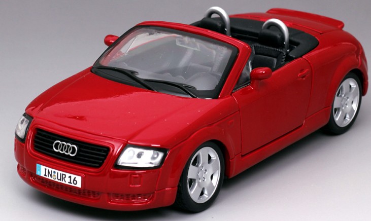 1-24奥迪TT敞篷汽车模型 模型 玩具 红色