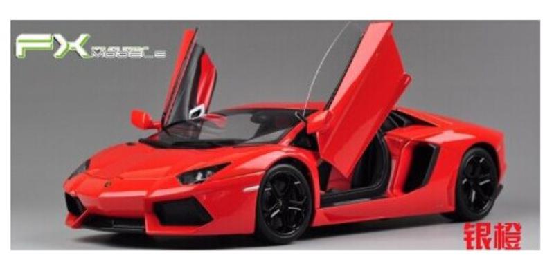 林宝坚尼 兰博基尼Aventador LP700-4合金车模 仿真车模 玩具 多色