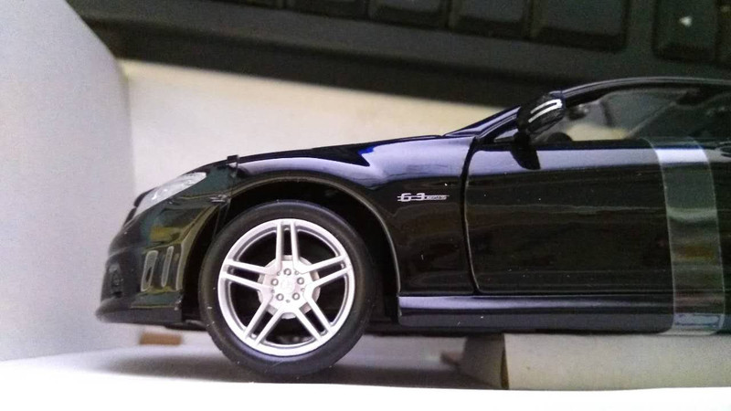 1:24 奔驰CL63 AMG 轿车 汽车模型 车模 玩具 合金仿真车模 黑色