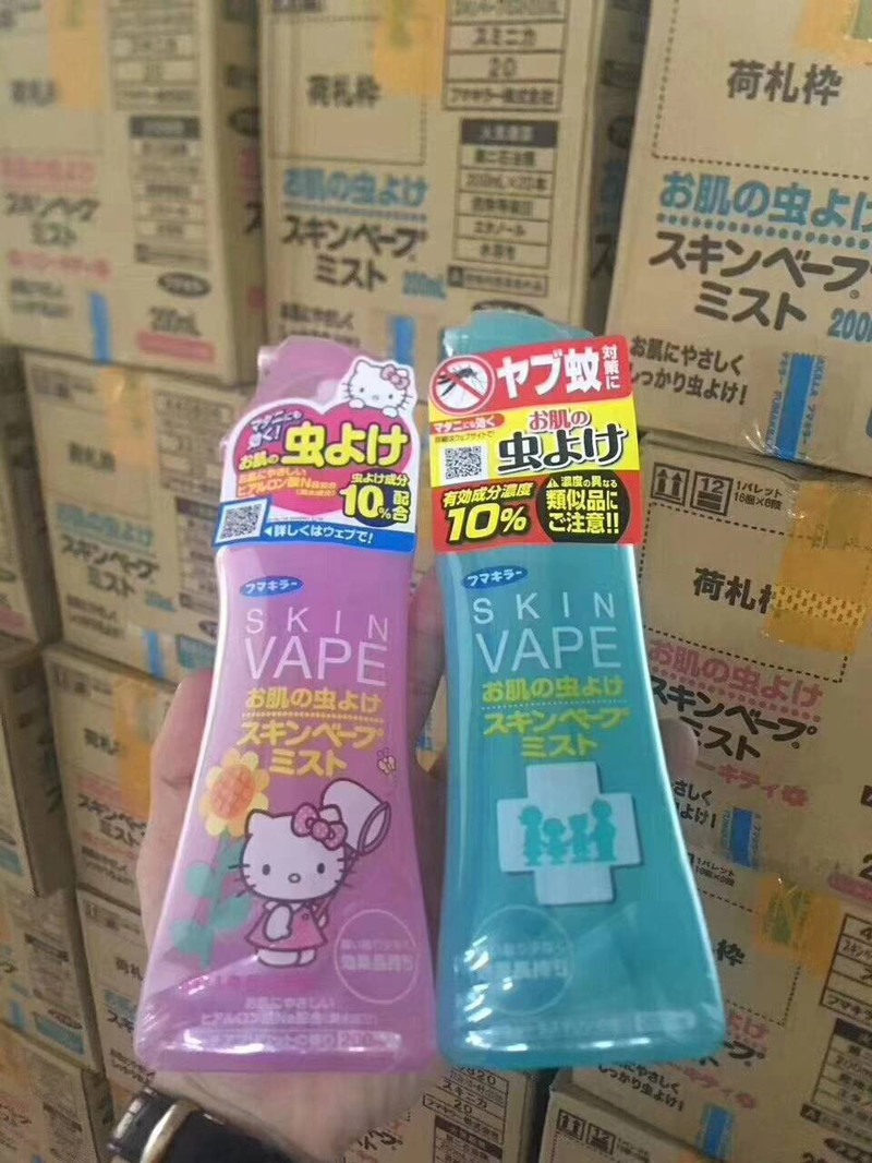 日本VAPE未来 驱蚊喷雾 柑橘/水蜜桃味两款任选