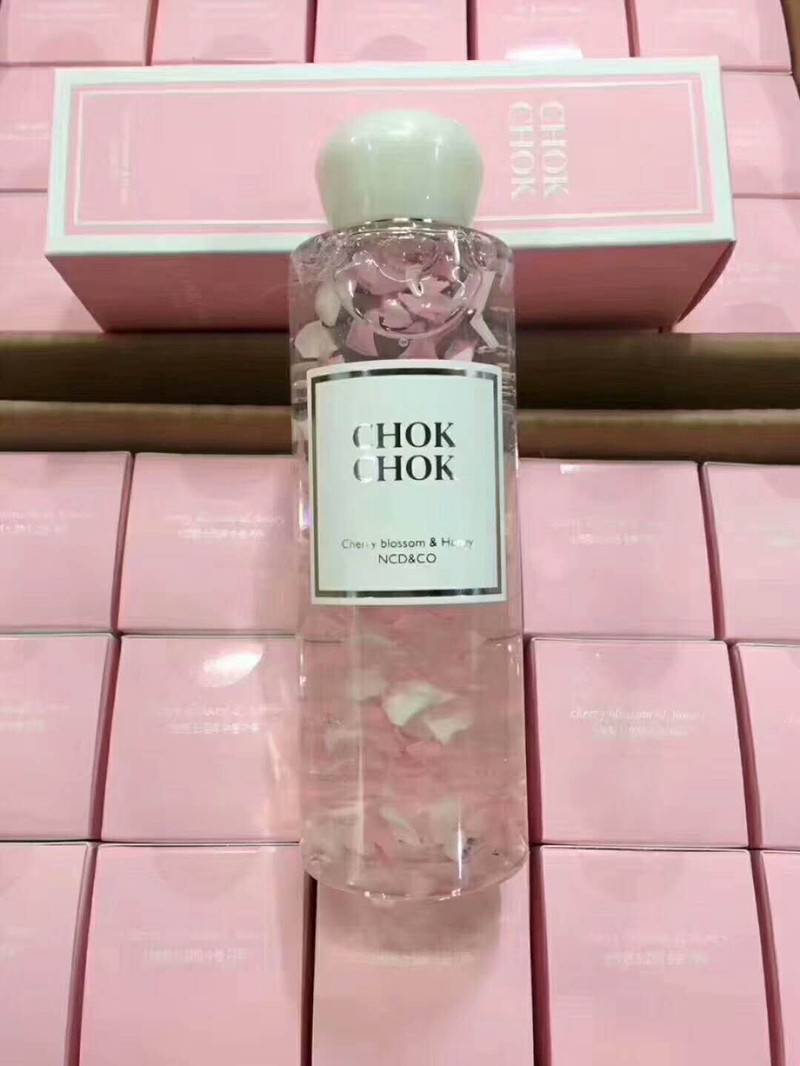 韩国chokchok樱花沐浴露250ml，美美的花瓣