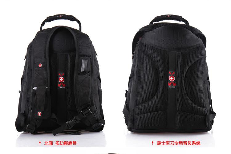 瑞士军刀 SWISSGEAR 超大容量15.6寸 旅行包霸气笔记本双肩包