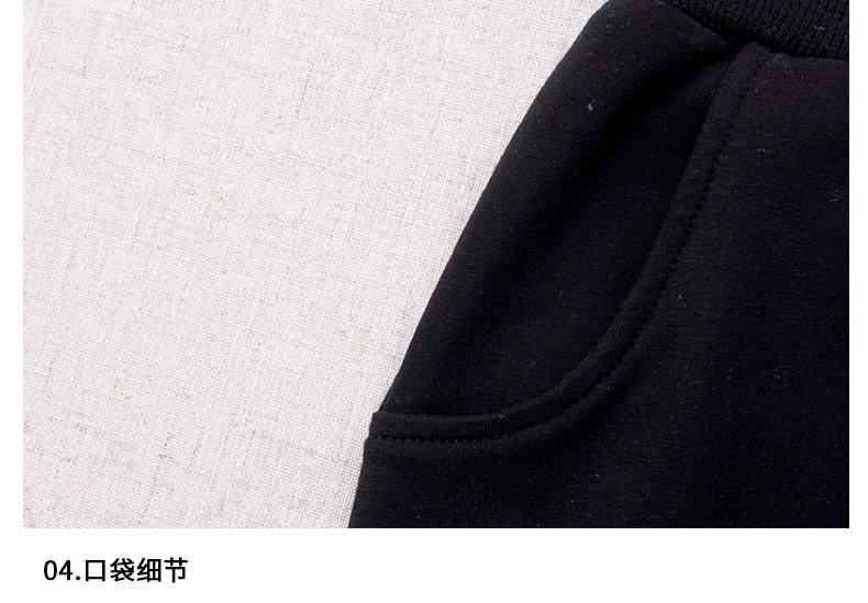 童装2016秋款女童黑白条纹套装两件套韩版3