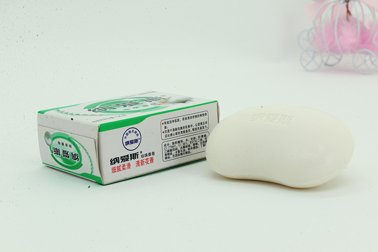 纳爱斯珍珠香皂(清新花香)125g 洁净肌肤身体清洁（绿）