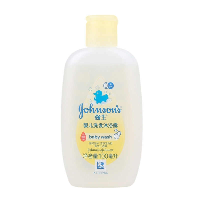 强生婴儿洗发沐浴露300ml+100ml 二合一