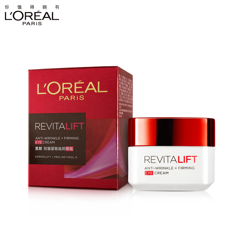 欧莱雅/LOREAL 复颜洁面乳125ml +复颜紧致滋润眼霜15ml