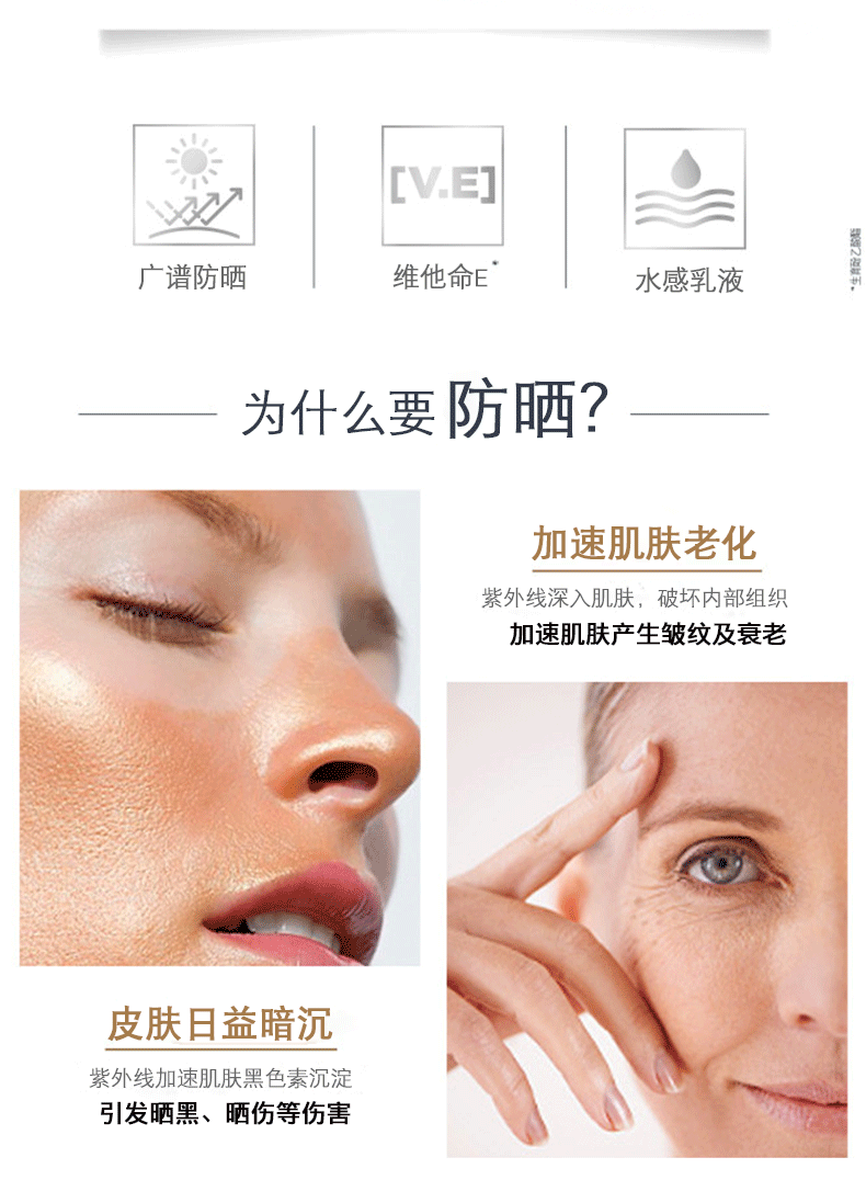 欧莱雅（LOREAL）女士隔离霜防晒 多重防护精华芯隔离露80ML SPF30PA+++