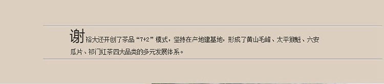 2017年新茶上市谢裕大黄山毛峰古法制形100g袋 特级三揉 雨前绿茶茶叶