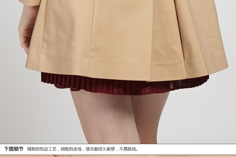 罗卡斯  2014春秋装新款中长款欧美女装外套女款双排扣修身显瘦潮风衣女 14-3301